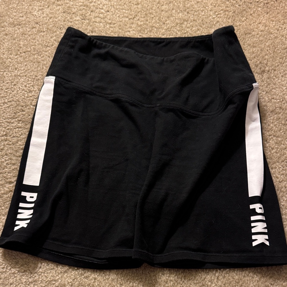PINK Victoria's Secret Black and White Skort